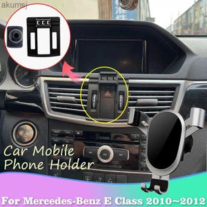 Mobiele Telefoon Mounts Houders Mobiele Telefoon Houder Voor Mercedes-Benz E Klasse W212 Estate 2010 GPS Ontluchter Clip Mobiele Stand Ondersteuning Accessoires YQ240110