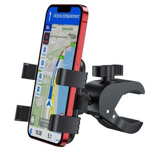 Mobiele telefoon Mounters houders Moto Bike Phone Mount - 360 Roterende mobiele telefoonhouder voor fietsstuur voor iPhone 12 11 x 8 8S Pro Max Plus Android Y240423