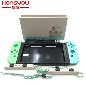 Mobiele telefoon Mounters houders vervangende schaal voor Nintendo Switch Limited Animal Crossing Crossing Crossing Console Joy Con Housing Case Charging Base TV Dock Cover 230816