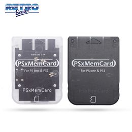 Mobiele telefoonbevestigers houders retroscaler psxmemcard psx geheugenkaart opslaan gegevensspel ondersteuning microSD voor ps1 ps één console 230816