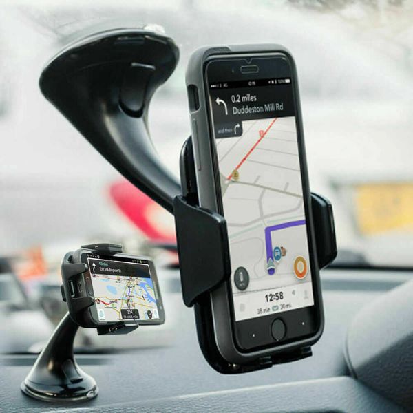 Soportes para teléfonos móviles Soportes universales Rotación de 360 grados Ventosa para automóvil Soporte para teléfono móvil Parabrisas Tablero Auto Smartphone Sucker Support Stand P230316