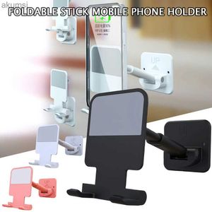 Soportes para teléfonos celulares Soporte de pared para teléfono celular Tableta 90 Ajustable 120 mm Telescópico Plegable Soporte para montaje en pared Soportes para teléfonos Accesorios para teléfonos móviles YQ240110