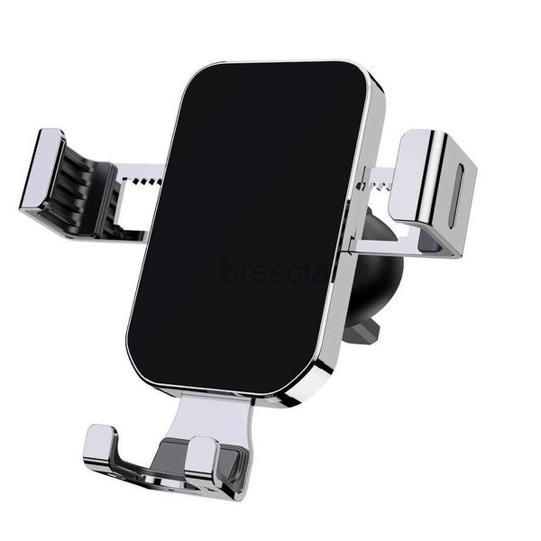 Supports de téléphone portable YC12 nouveau support de voiture par gravité en verre d'aluminium support de téléphone portable support de cellule mobile pour iPhone Samsung 240322