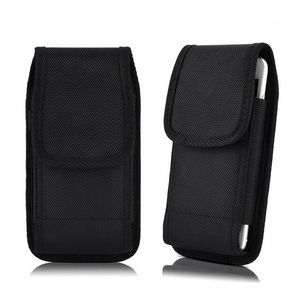 Zakje voor mobiele telefoon Nylon Holster Case Zakjes met riemclip Cover Compatibel met iPhone 14 12 11 13 XR X 6 7 8 Plus Samsung Galaxy S20 S21 FE S10 S9 Large