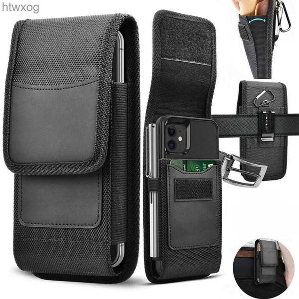 Bolsas para teléfonos celulares Bolsas para teléfonos móviles de gran capacidad Funda para cintura con trabilla para cinturón Funda para billetera Protector para teléfono móvil Bolsillo al por mayor YQ240131