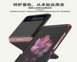 Pochettes de téléphone portable Étui de luxe pour Galaxy Z Flip3 Antichoc Slim Design Cover Flip 3 Antichute Mobile Cases6042533