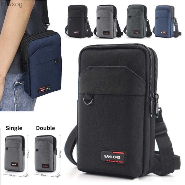 Bolsas para teléfono móvil, riñonera impermeable para hombre, cartera para deportes al aire libre, riñonera diagonal para teléfono cruzado, bolsa táctica para acampar y cazar, bolso hombre YQ240131