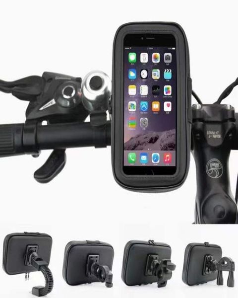 Bolsas de teléfonos celulares soporte para soporte de motocicleta de moto moto bicicleta vista trasera soporte espejo para bolos de motos inteligentes impermeables 8800405