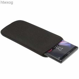 Pochettes pour téléphones portables Housse de protection universelle en néoprène pour 14 13 12 11 Pro Max XR 8 Plus Galaxy Note 9 YQ240131