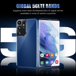 Estuches para teléfonos móviles S28 Pro + 8 128 gb 10 Core 5g Network 32mp 64mp Teléfonos móviles Mtk6889 6.1 pulgadas 1440 * 3200 6000mah Desbloqueo facial Smartphones