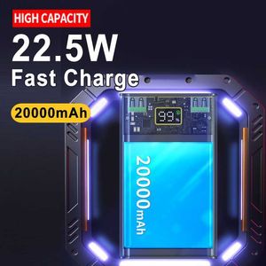Banques de puissance de téléphone portable 10000mAh Power Bank 22.5W charge rapide batterie externe avec affichage numérique LED pour Iphone12 13 Portable Powerbank pour Huawei L230731