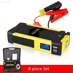 Bancos de energía para teléfonos celulares 12V 600A Car Jump Starter Power Bank 20000mAh Cargador portátil Car Battery Booster Charger para gasolina Diesel Car Starter Buster L230731