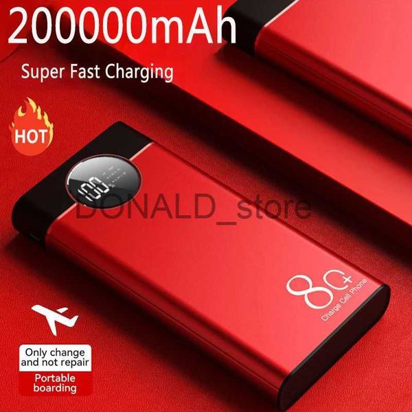 Banques d'alimentation pour téléphone portable 20000mAh Power Bank Super Fast Chargr PowerBank Chargeur portable Affichage numérique Batterie externe pour iPhone Xiaomi Samsung J231220