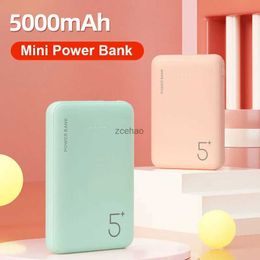 Banques d'alimentation pour téléphone portable 5000mAh Ultra Silm Batterie externe Polymère Powerbank Chargeur de téléphone portable Type C Banque d'alimentation pour Mi Power Bank