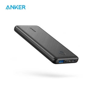 Banques d'alimentation pour téléphone portable Anker Chargeur portable 313 Power Bank (PowerCore Slim 10K) Batterie 10000 mAh avec charge PowerIQ haute vitesse A1229 G230525