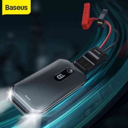 Cell Phone Power Banks Baseus Jump Starter Bank 12000mAh 12V 1000A Dispositif de démarrage automatique Batterie de démarrage d'urgence pour voiture T220905