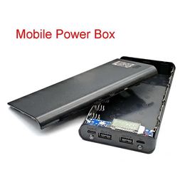 Mobiele telefoon Power Banks Diy Power Pack 18650 Batterijbox Power Pack Storage Box Power Pack Layging Box 8 * 18650 Miniatuur C-Type interface 240424