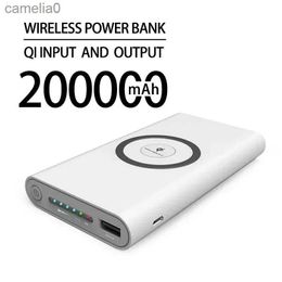 Banques d'alimentation pour téléphone portable Livraison gratuite de bloc d'alimentation sans fil 200 000 mAh bloc d'alimentation à charge rapide bidirectionnelle chargeur portable batterie externe type-c C24320