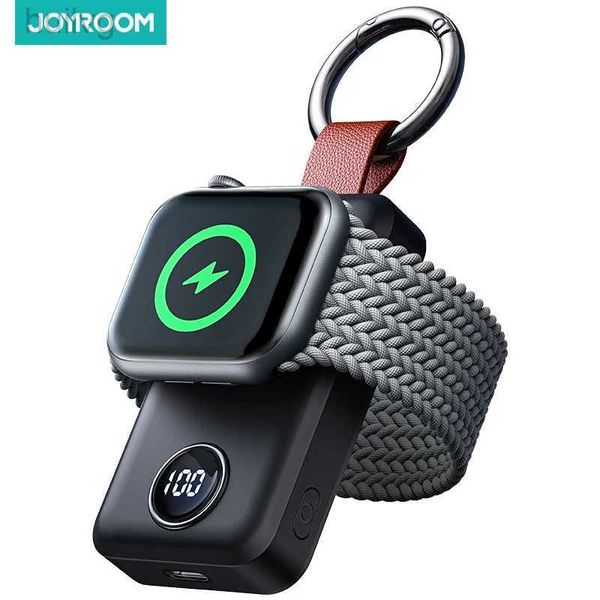 Banques électriques de téléphone portable Joyroom Portable Wireless Charger pour iPhone Watch Series 8 / Ultra / 7/6/5/4/3/2 / SE 2000mAh Iwatch Charger Magnetic Power Bank 2443