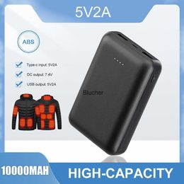 Powerbanks voor mobiele telefoons Powerbank 10000mAh Draagbaar opladen Mobiele telefoon Externe batterij 5V 2A Snelle verwarming Vestjas Elektrische verwarmingsapparatuur C230626