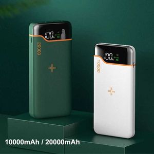 Banques d'alimentation du téléphone portable Pack d'alimentation de charge sans fil rapide 20000mah 22,5W QC PD3.0 Pack de charge rapide pour iPhone 13 12 Huawei P40 Xiaomi Poverbank J240428