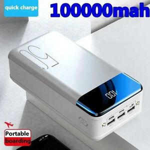 Banques d'électricité de téléphone portable de qualité 100% authentique Charge rapide 100000mAh / 9800mAhPower Bank Capacité Mobile Power Universal 5V2.1a Charge rapide 240424