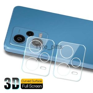 Protecteurs d'écran de téléphone portable 2pcs 3D Clear Camera Glass Protector pour Xiaomi Redmi Note 12 Pro + 5G Radmi Note12Pro Plus Speed Note12 Turbo 4G Lens Case Cover x0803