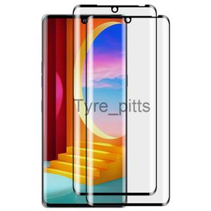 Protecteurs d'écran de téléphone portable Verre trempé à couverture complète incurvée 3D pour LG Velvet / LG G9 LM-G900N LM-G900EM Protecteur d'écran Film de protection Garde x0803