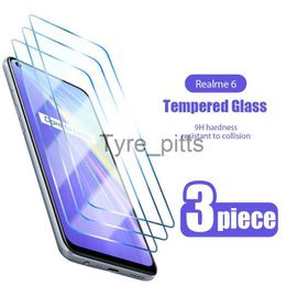 Mobiele Telefoon Screen Protectors 3PC Screen Protector Glas voor Realme 8 Pro 7 6 C21 C25 C3 C11 Beschermende glas voor Realme 7i C1 C2 x0803