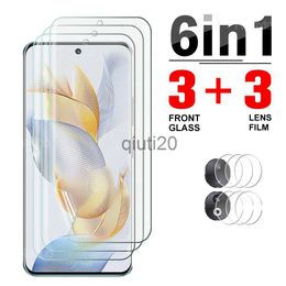 Protecteurs d'écran de téléphone portable 6 in1 Screen Hydrogel Film Protecteur d'écran pour Honor 90 5G 90 Lite X50i 5G Film protecteur d'objectif de caméra pour Honor 90 X50i 90 Lite x0821