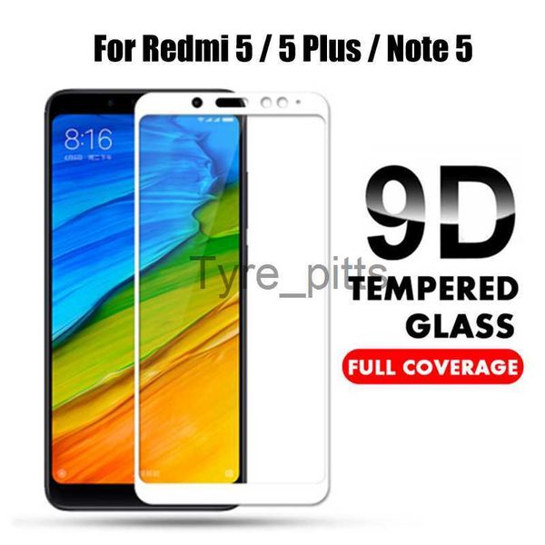 Protecteurs d'écran de téléphone portable 9D Verre trempé à couverture complète pour Xiaomi Redmi Note 5 Version globale Protecteur d'écran pour Redmi Note 5 Pro Note5 Film de protection x0803