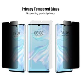 Protecteurs d'écran de téléphone portable, verre trempé anti-éblouissement 9H pour Honor 8X 10X Lite 9X 30 10i HD, protecteurs trempés résistants aux rayures pour