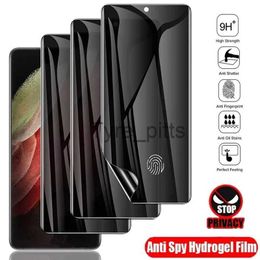 Mobiele Telefoon Screen Protectors Anti Spy Hydrogel Film Voor Samsung Galaxy S20 S21 S23 S22 Ultra S9 S10 Plus S21 FE Note 9 10 20 Ultra Privacy Screen Protector x0803