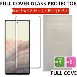 Protecteurs d'écran de téléphone portable FL Erage Protecteur d'écran en verre trempé pour Pixel 8 Pro 7 6 8Pro 7Pro 6Pro Téléphones de livraison de baisse de bord incurvé Dhzmf