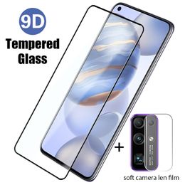 Protecteurs d'écran de téléphone portable pour Huawei Honor 8s 9s 10x10 20 30 Lite 10i 20i 30i 20e, verre de protection plein écran trempé