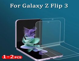 Schermbeveiligers voor mobiele telefoons voor voor Samsung Galaxy Z Flip 3 5G Antiscratch TPU Hydrogel Beschermende film voor Samsung Galaxy ZFL7776913