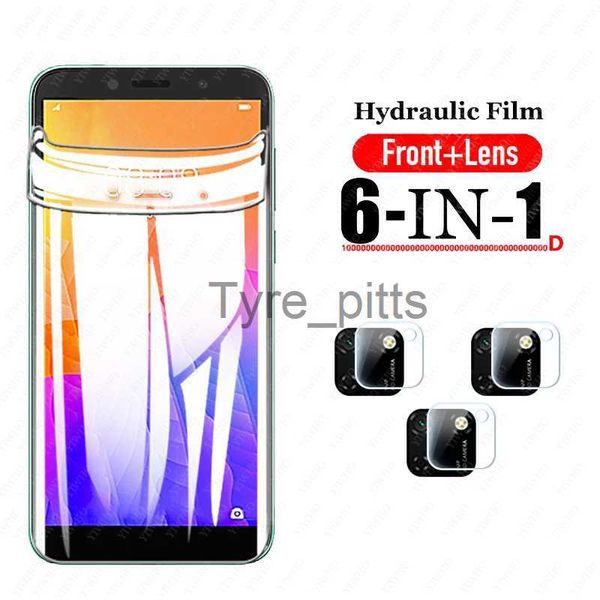 Protecteurs d'écran de téléphone portable Film Hydrogel pour Huawei Y5P Protecteur d'écran d'appareil photo pour Huawei Y 5P 5 P P5y Huawe Huwei Y5P DRA-LX9 Film de protection en verre d'objectif x0803