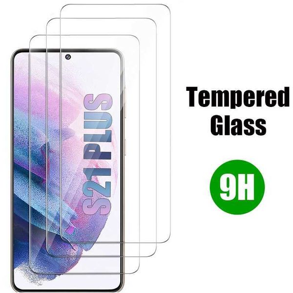 Protectores de pantalla del teléfono celular Pantalla de vidrio Protector para Samsung Galaxy S7 S6 S5 Neo Tempered Glass para Galaxy S21 Ultra S20 Fe 5G S10 Plus S7 S6 Edge P230406