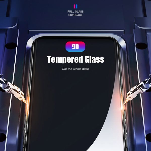 Protectores de pantalla para teléfono móvil, cristal de alta dureza 9D transparente para Oneplus 8T 7T 6T 7 6, Protector de pantalla templado antiarañazos