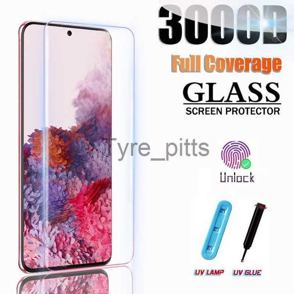 Protectores de pantalla para teléfonos móviles Pegamento líquido UV Vidrio templado para Oneplus 8 9 10 7 7T Pro 5 5T 6 6T 8T One Plus Nord N10 N100 Protector de pantalla de película protectora x0803