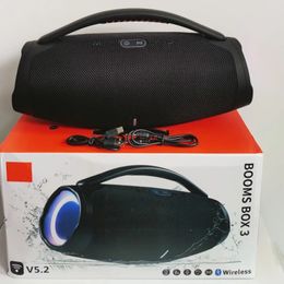 Luidsprekers voor mobiele telefoons 100 W krachtige Bluetooth-luidspreker, draagbare buitensubwoofer, 3D stereo surround sound-kolom, muziekcentrum, RGB-lichtbouncebox 231206