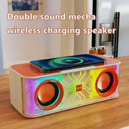Mobiele Telefoon Luidsprekers 2023 Nieuwe Draadloze Bluetooth Speaker Desktop Subwoofer Verblindend Licht Kleine Luidspreker Box Q231021