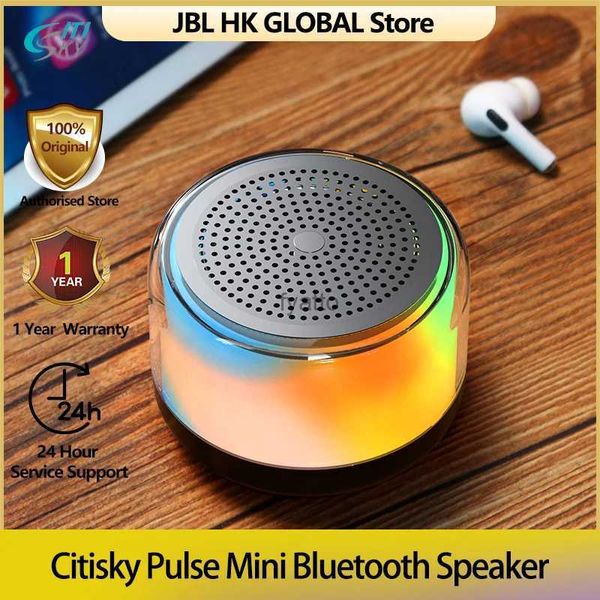 Altavoces para teléfonos móviles Citisky 100% Mini Pulse Altavoz inalámbrico Bluetooth Larga resistencia Iluminación 3D colorida Efecto estéreo portátil FlipH2435