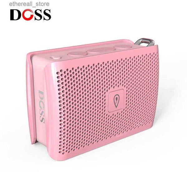 Altavoces para teléfonos móviles DOSS Genie Outdoor Mini Altavoces inalámbricos portátiles Bluetooth Caja de sonido estéreo IPX4 Altavoz resistente al agua Micrófono incorporado Q231021