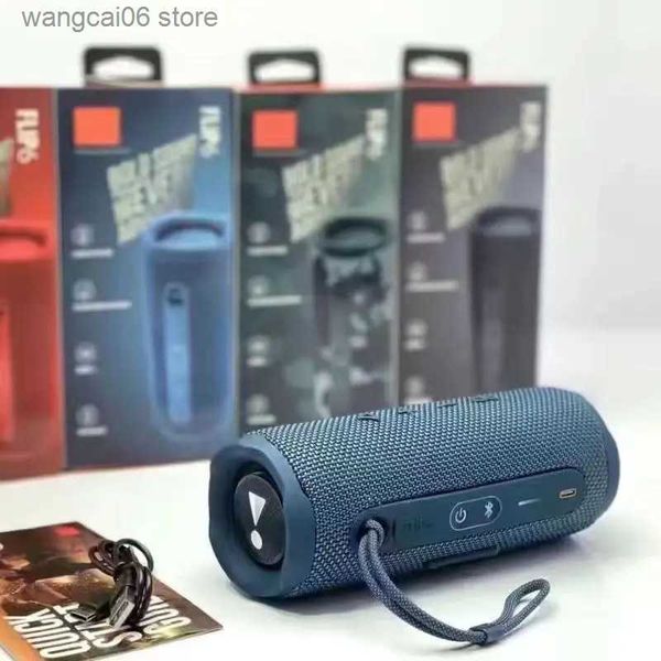 Haut-parleurs de téléphone portable Flip6 Bluetooth Audio multi-fonction extérieur Portable Subwoofer sans fil Home cinéma double haut-parleur TWS Audio Caixa De Som T231026