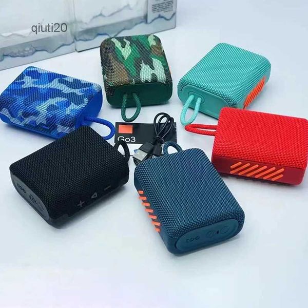 Altavoces para teléfono celular Go 3 Altavoz Altavoz Bluetooth portátil Bajo Caixa De Som Bluetooth Mini Caja de sonido inalámbrica Subwoofer Cine en casa Centro de músicaL2402