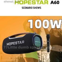 Mobiele telefoonluidsprekers Hopestar A60 luidspreker Bluetooth caixa de som Bluetooth draagbare subwoofer IPX6 waterdicht 100 W krachtige bas Boomb thuisbioscoop Q231117