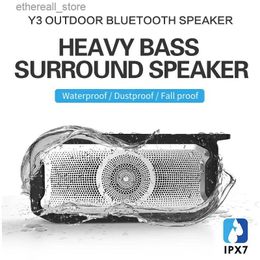 Handy-Lautsprecher IPX7 wasserdichter tragbarer Heimkino-Bluetooth-Lautsprecher für den Außenbereich, kabelloser Subwoofer TWS-Serie Bluetooth 5.0-Stereo-Soundsystem Q231117