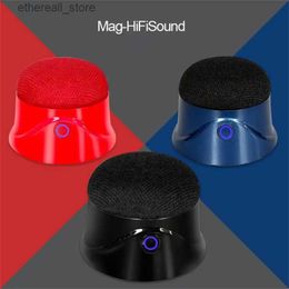 Haut-parleurs de téléphone portable Haut-parleur Bluetooth sans fil magnétique portable longue veille Mini caisson de basses Haut-parleur extérieur Musique Surround Bass Box Sound 2 Q231021