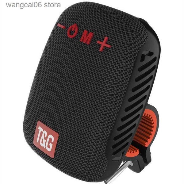 Haut-parleurs de téléphone portable TG392 Vélo extérieur Bluetooth Haut-parleur TWS Portable Boîte de son sans fil Micro intégré Appel mains libres IPX5 Caisson de basses étanche T231026